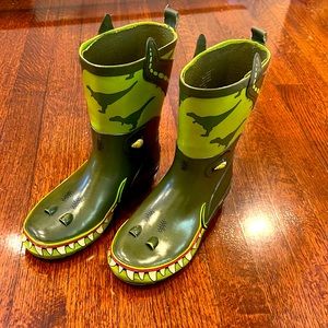 Splashers dinosaur rain boots
